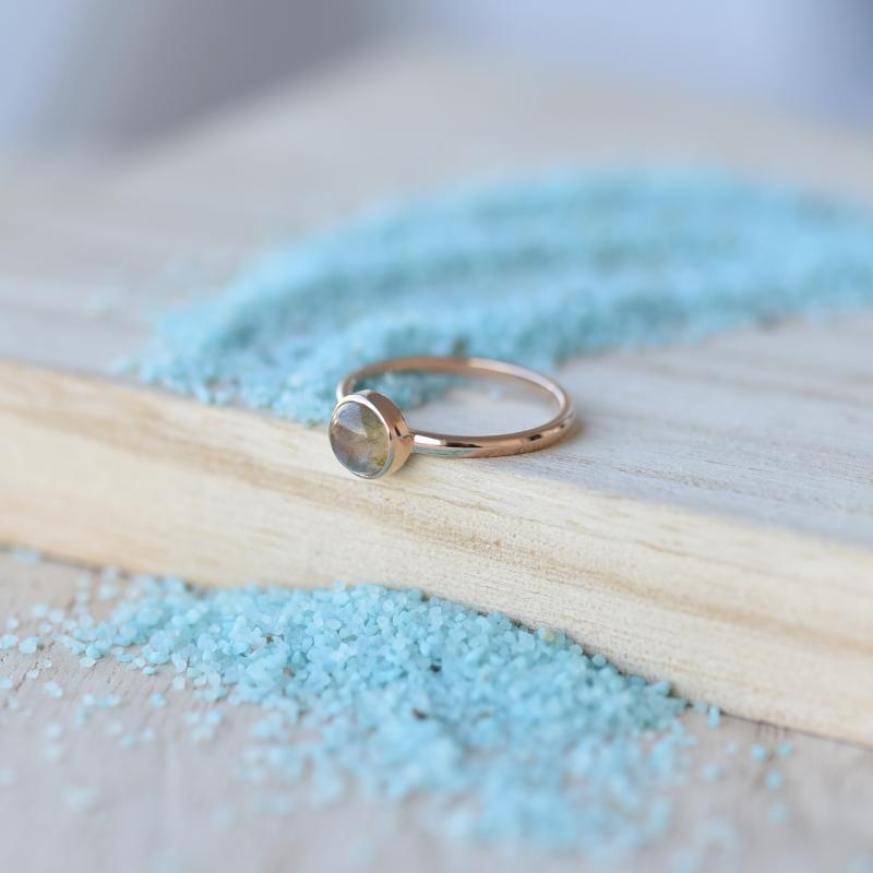 Zlatý minimalistický prsteň 