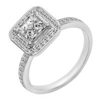 Zásnubný prsteň s diamantmi Jashey