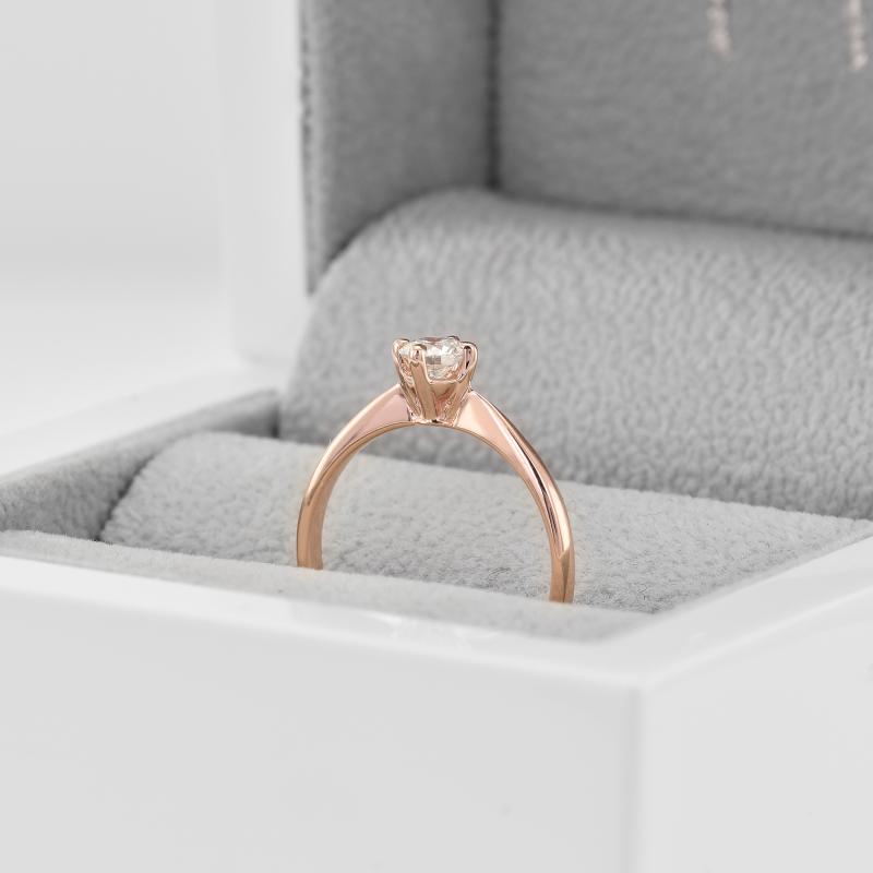 Diamantový zlatý prsteň 64602
