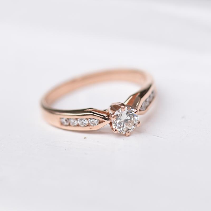 Zásnubný prsteň s certifikovaným diamantom 65942