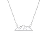 Strieborný náhrdelník v tvare hôr Witt