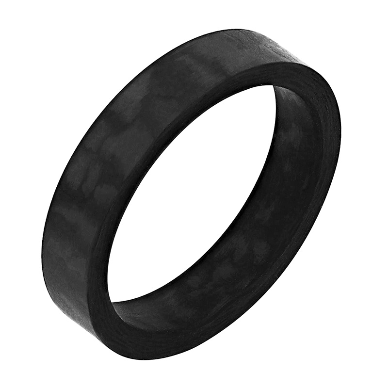 Pánský snubný prsteň z karbonu 80042