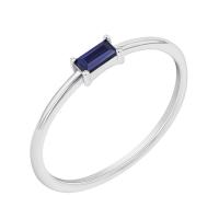 Zafírový prsteň v minimalistickom dizajne Klaus