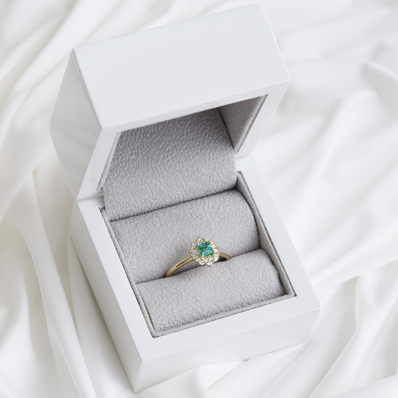 Smaragdový prsteň 93452