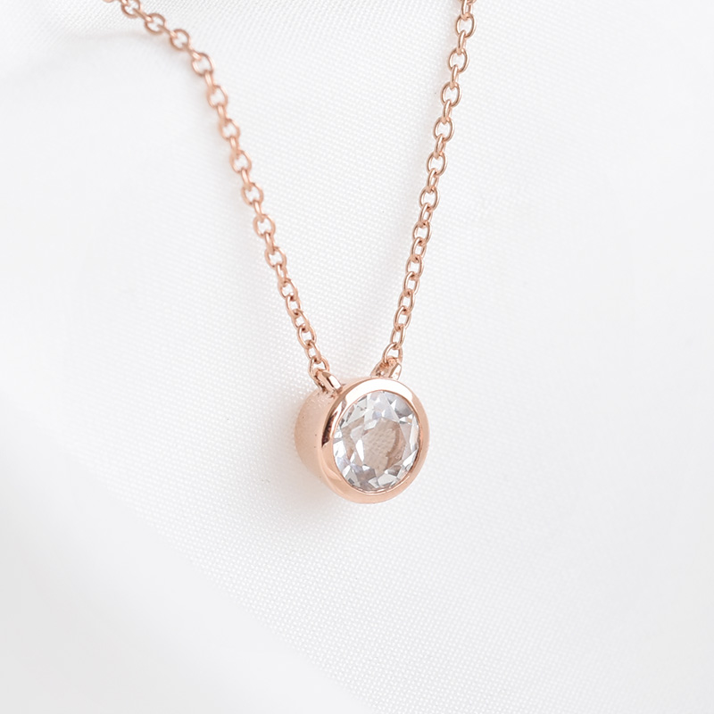 Zlatý náhrdelník s lab-grown diamantom Tazmin 96922