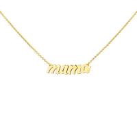 Strieborný náhrdelník s nápisem Mama