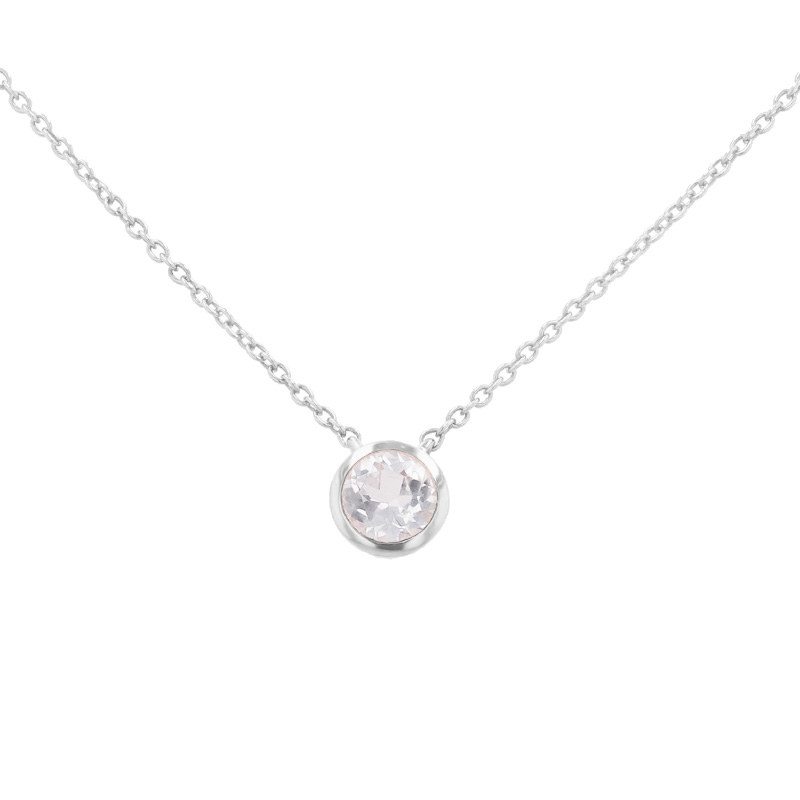 Bezel náhrdelník s IGI certifikovaným lab-grown diamantom Hadley 109583