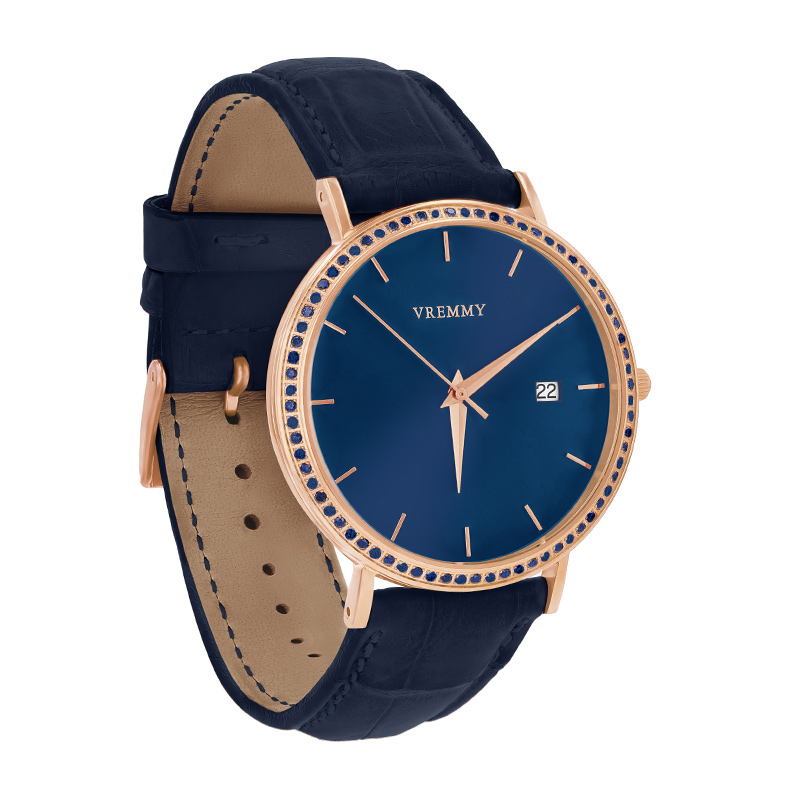 Luxusné hodinky so švajčiarskym strojčekom a dátumom Sailor