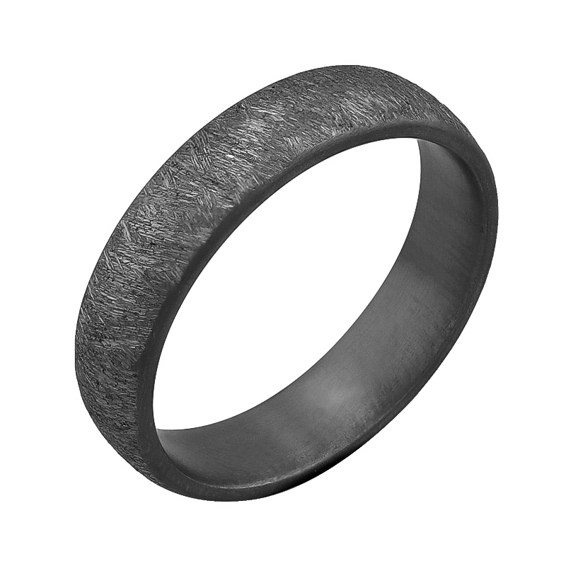 Škrabané snubné prstene z tantalu s diamantmi Nell 124263
