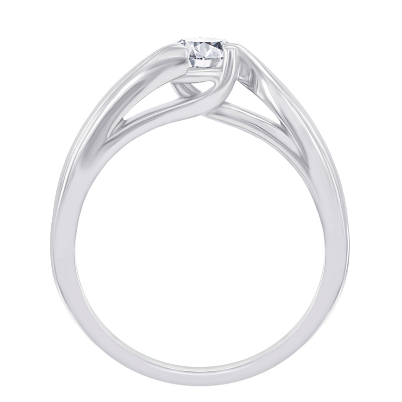 Diamantový prsteň z platiny Saffie 125633