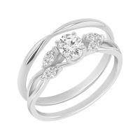 Set prsteňov s možnosťou výberu diamantu Fera