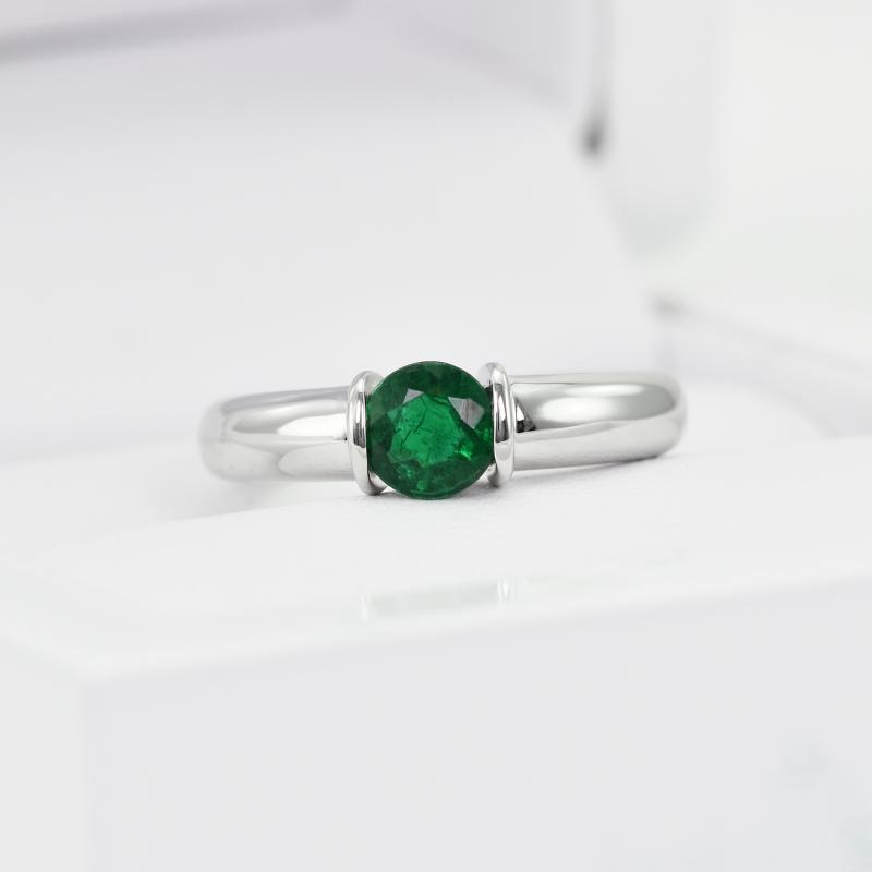 Smaragdový zásnubný prsteň 13333