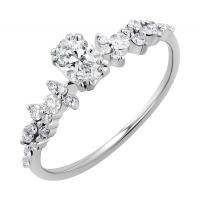 Zásnubný prsteň s oval lab-grown diamantom Lane