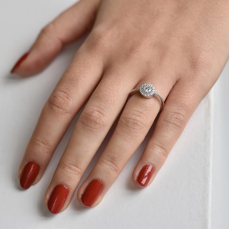 Zásnubný prsteň s diamantmi 17263