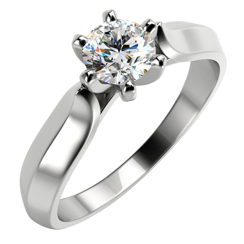 Zásnubný prsteň s diamantom Camara