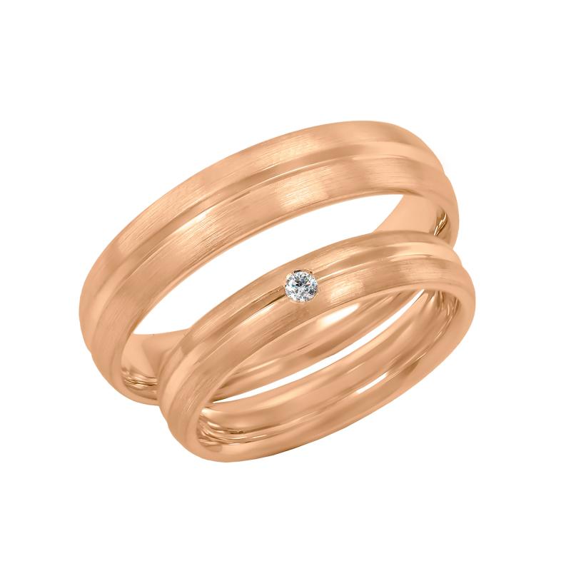 Prstene z ružového zlata 21113