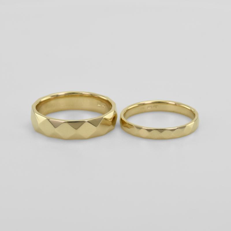 Zlaté svadobné prstene Kybe 21903