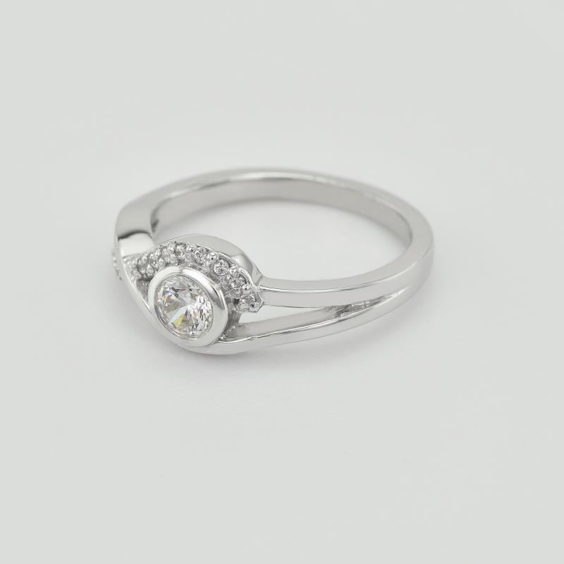 Zásnubný prsteň s diamantmi 29523