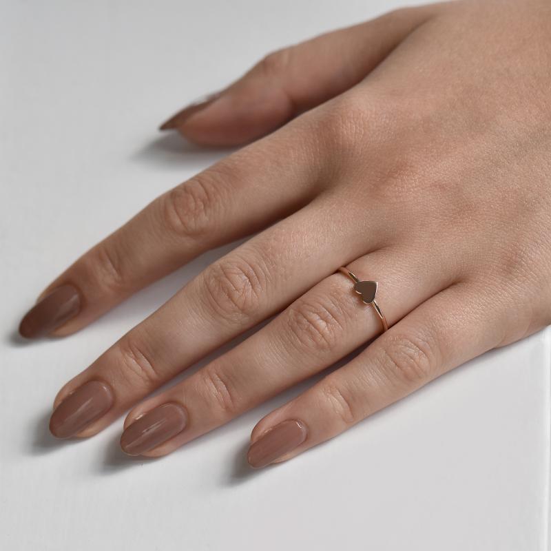 Minimalistický prsteň zo zlata