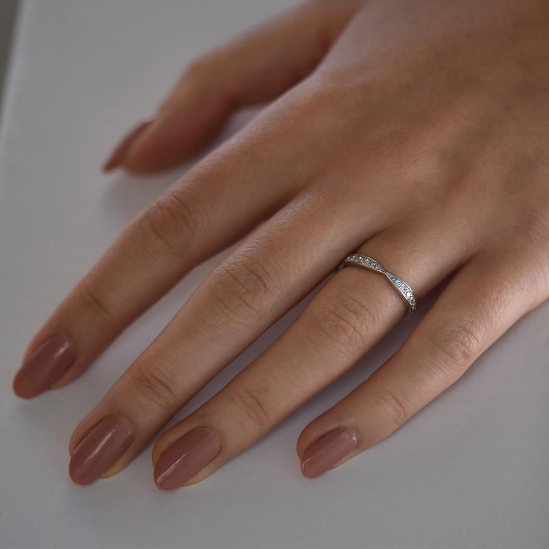 Pánsky plochý svadobný prsteň 39953