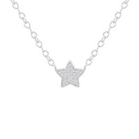 Zlatý náhrdelník s diamantovou hviezdou Lynet