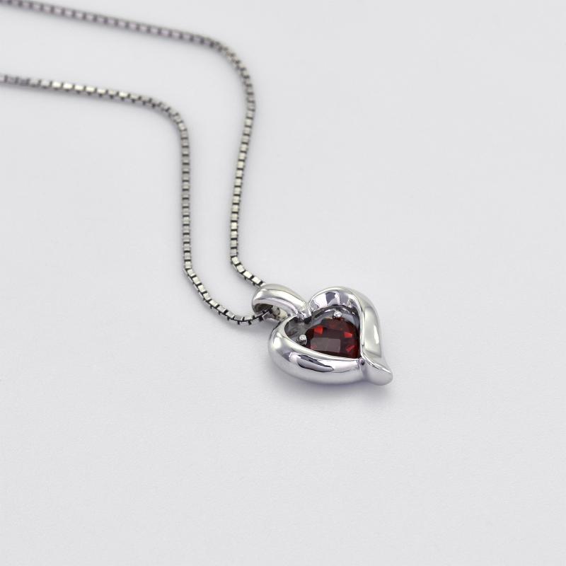 Elegantný strieborný náhrdelník 43653