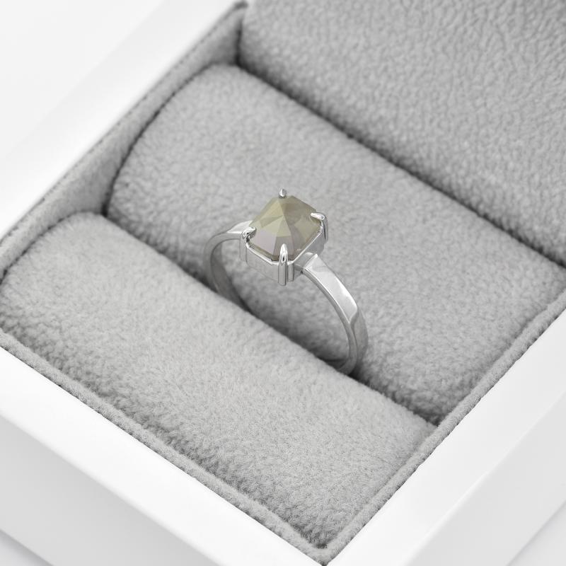 Zlatý prsteň so salt'n'pepper diamantom Valerio 44313