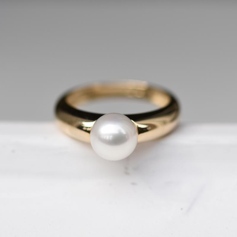 Zásnubný prsteň s perlou 48263