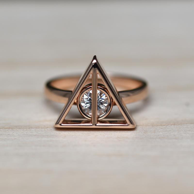 Kúzelný zlatý prsteň Harry Potter 