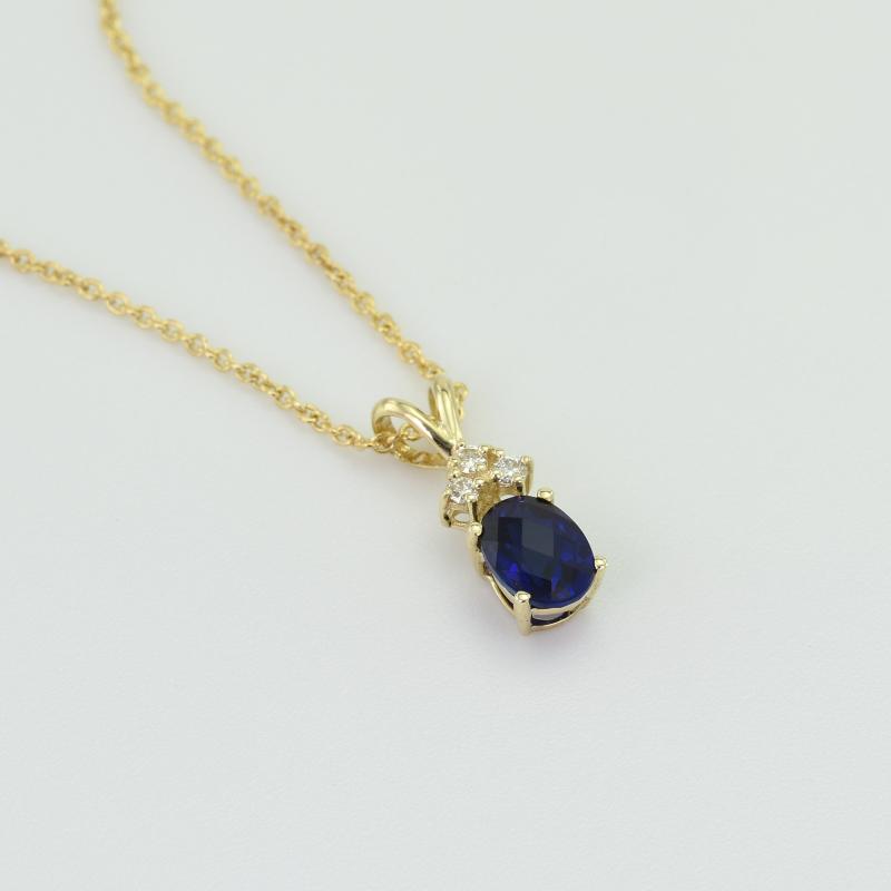 Kolekcia šperkov zo zlata s modrými zafírmi Talli 48583