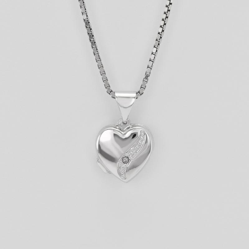 Otvárací náhrdelník srdce 5303