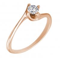 Zásnubný prsteň s lab-grown diamantom Hariti 