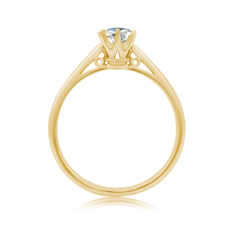 Diamantový prsteň zo zlata Ornella 6593