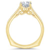 Zásnubný prsteň s postrannými lab-grown diamantmi Karly