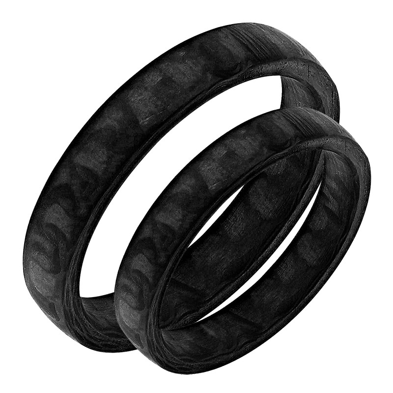 Karbonové snubné prstene