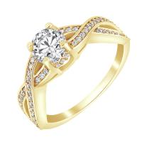 Luxusný zásnubný prsteň s diamantmi Frankie