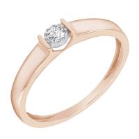 Elegantný zásnubný prsteň s lab-grown diamantom Hilal