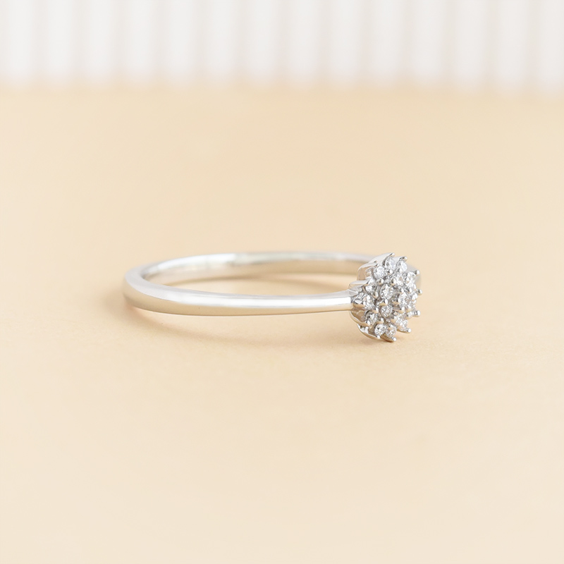 Prsteň s diamantmi 96013
