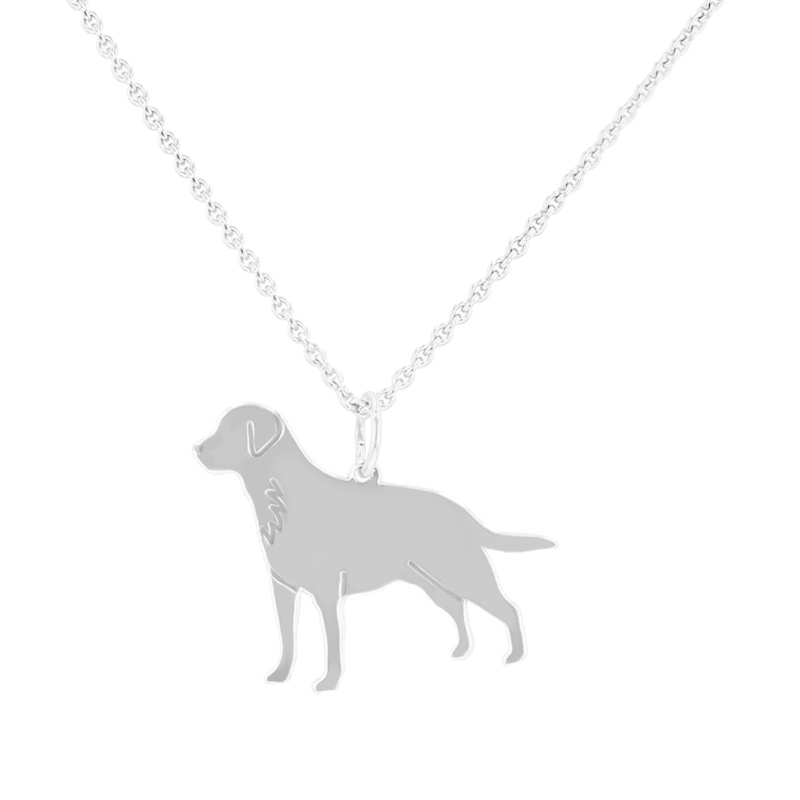 Prívesok v tvare psa s gravírom Labrador Retriever 98163