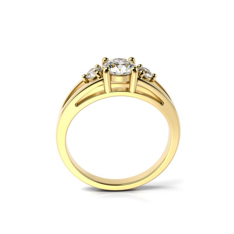 Zásnubný prsteň z ružového zlata 98953