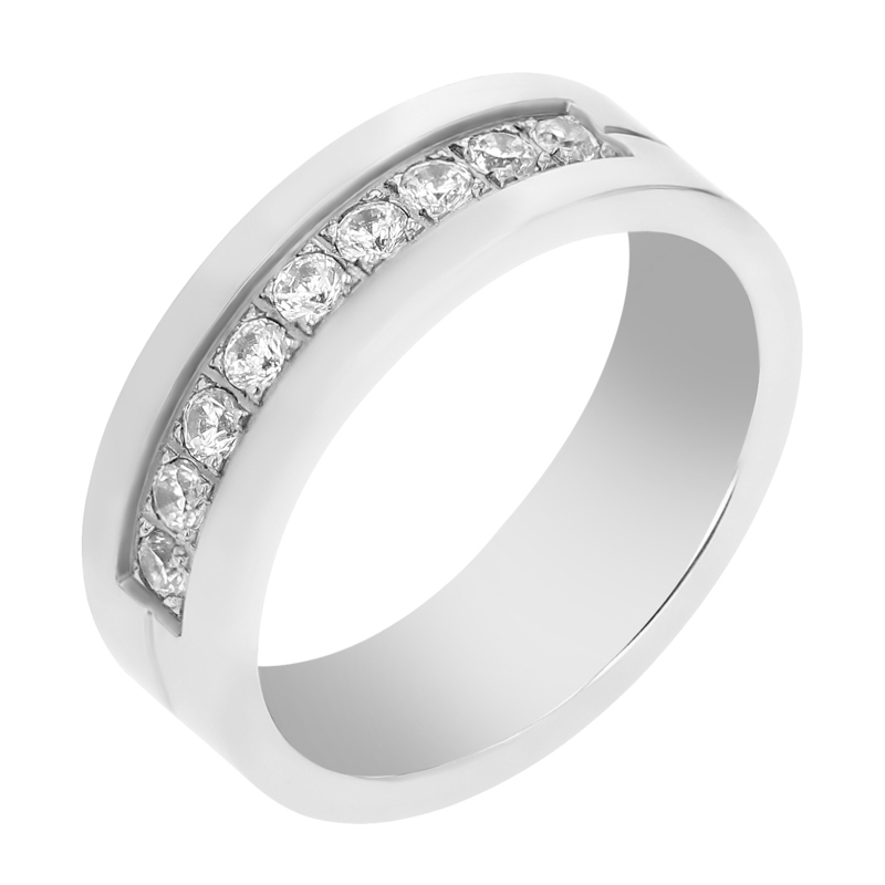 Zlaté svadobné prstene s diamantmi Zacy 105504