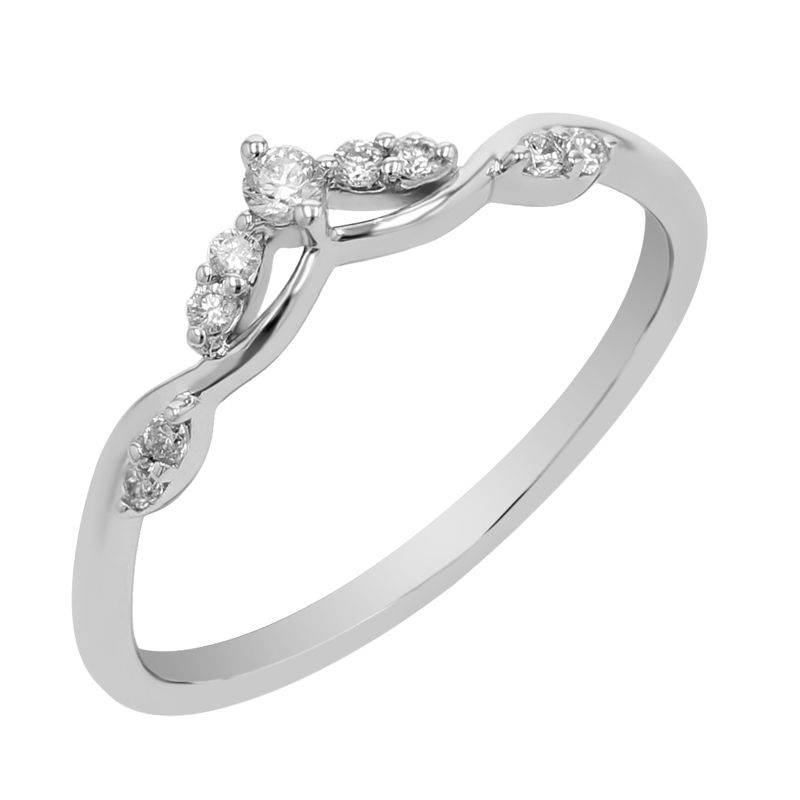 Romantický zásnubný set prsteňov s diamantmi Wise 109164