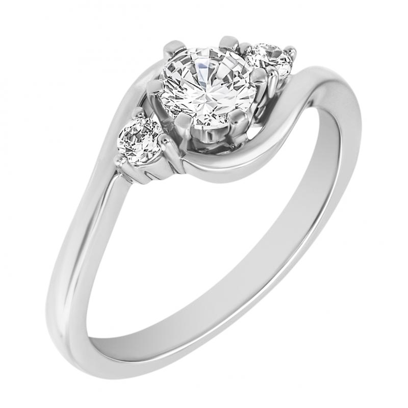 Zásnubný prsteň s diamantmi Tacie 117894