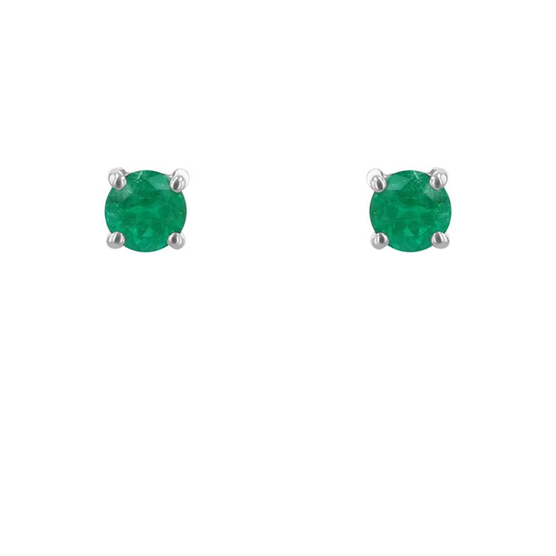 Náušnice so smaragdmi s výberom veľkosti Dalia 118134