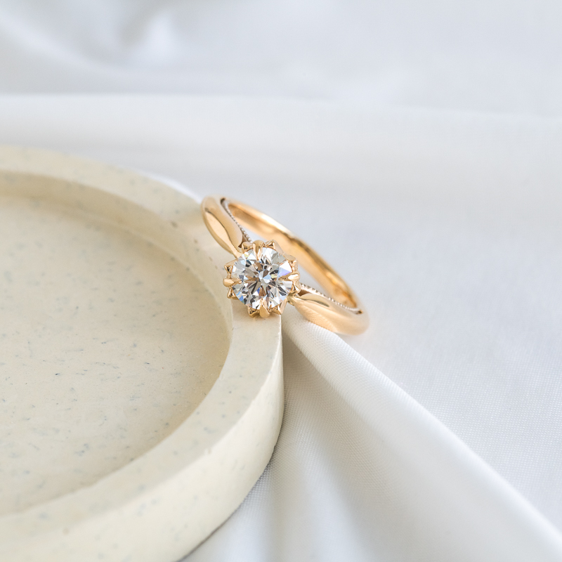 Zásnubný prsteň s postrannými marquise diamantmi Lisabet 124764