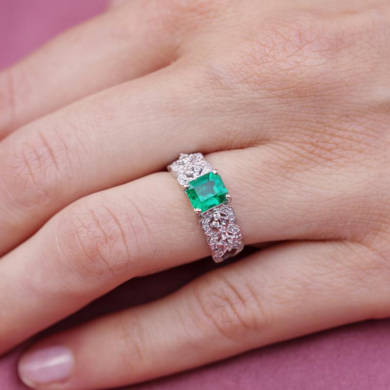 Smaragdový prsteň 12974