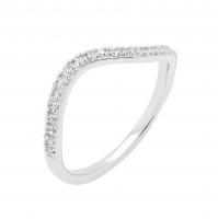 Atypický prsteň s lab-grown diamantmi Luana