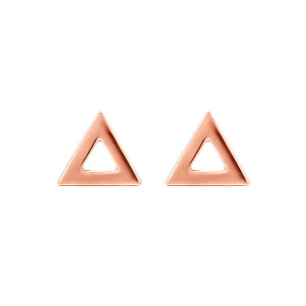 Trojuholníky z ružového zlata 16114
