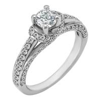 Luxusný zásnubný prsteň s diamantmi Jiezel