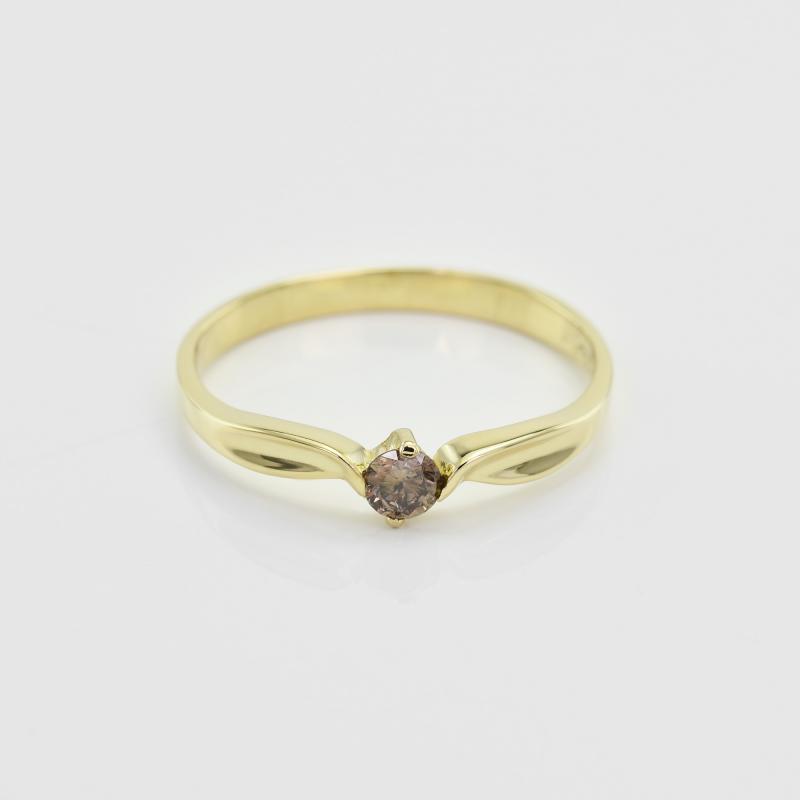 Prsteň s farebným diamantom 18734